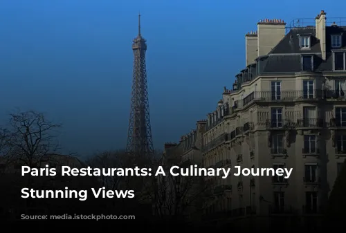 Paris Restaurants: A Culinary Journey with Stunning Views