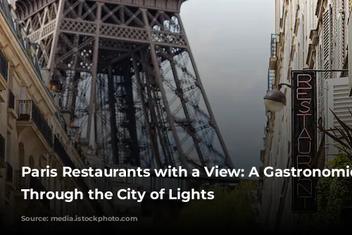 Paris Restaurants with a View: A Gastronomic Journey Through the City of Lights