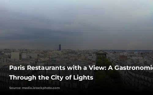 Paris Restaurants with a View: A Gastronomic Journey Through the City of Lights