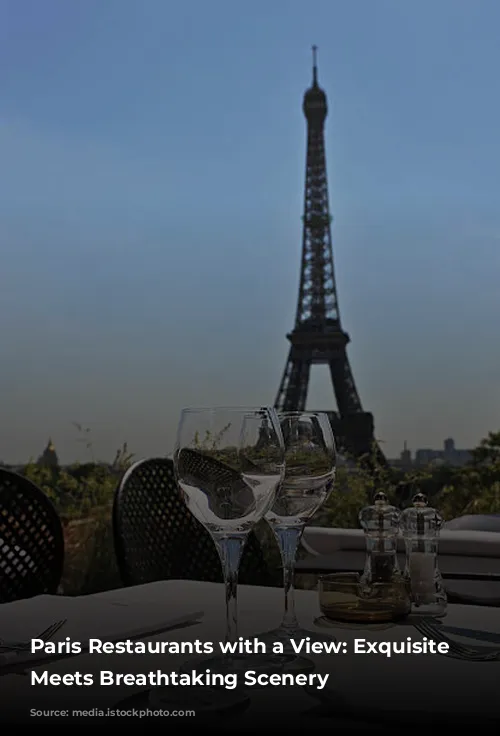 Paris Restaurants with a View: Exquisite Cuisine Meets Breathtaking Scenery