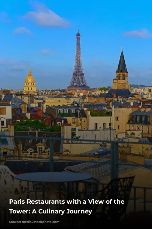 Paris Restaurants with a View of the Eiffel Tower: A Culinary Journey