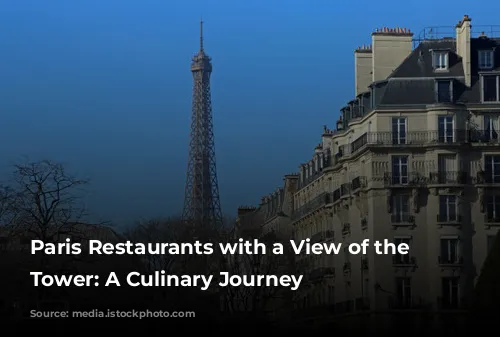 Paris Restaurants with a View of the Eiffel Tower: A Culinary Journey