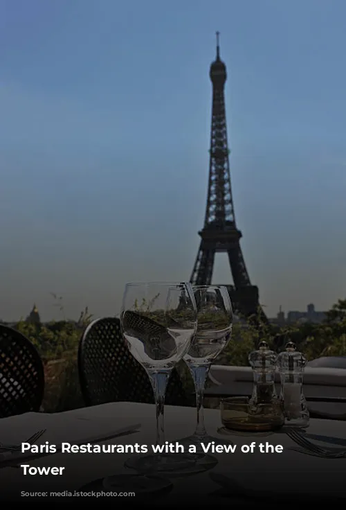 Paris Restaurants with a View of the Eiffel Tower