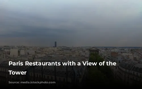 Paris Restaurants with a View of the Eiffel Tower