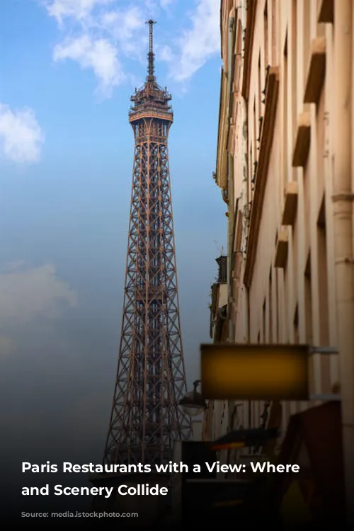 Paris Restaurants with a View: Where Food and Scenery Collide