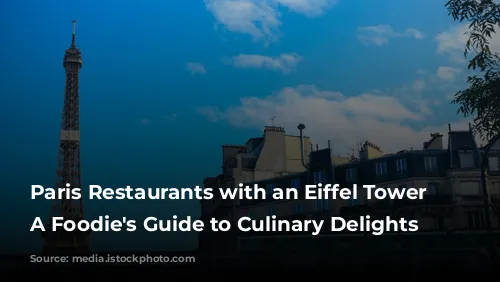 Paris Restaurants with an Eiffel Tower View: A Foodie's Guide to Culinary Delights