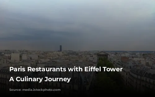 Paris Restaurants with Eiffel Tower Views: A Culinary Journey