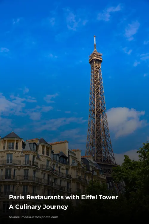 Paris Restaurants with Eiffel Tower Views: A Culinary Journey