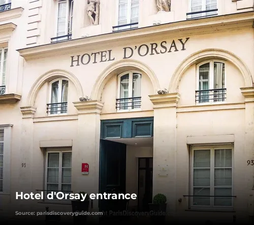 Hotel d'Orsay entrance