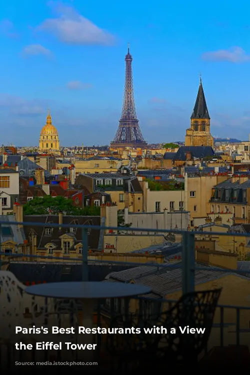 Paris's Best Restaurants with a View of the Eiffel Tower