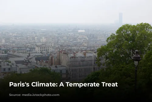 Paris's Climate: A Temperate Treat