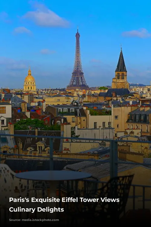 Paris's Exquisite Eiffel Tower Views and Culinary Delights