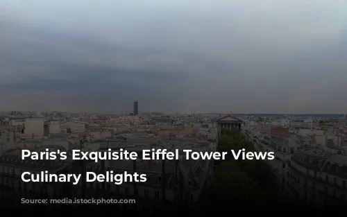 Paris's Exquisite Eiffel Tower Views and Culinary Delights