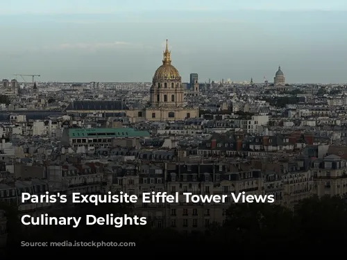 Paris's Exquisite Eiffel Tower Views and Culinary Delights