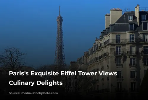 Paris's Exquisite Eiffel Tower Views and Culinary Delights