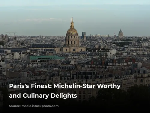 Paris's Finest: Michelin-Star Worthy Views and Culinary Delights