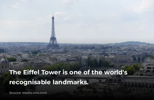 The Eiffel Tower is one of the world's most recognisable landmarks.