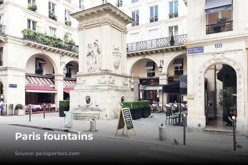 Paris fountains