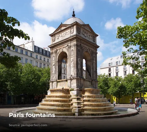 Paris fountains