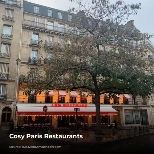 Cosy Paris Restaurants