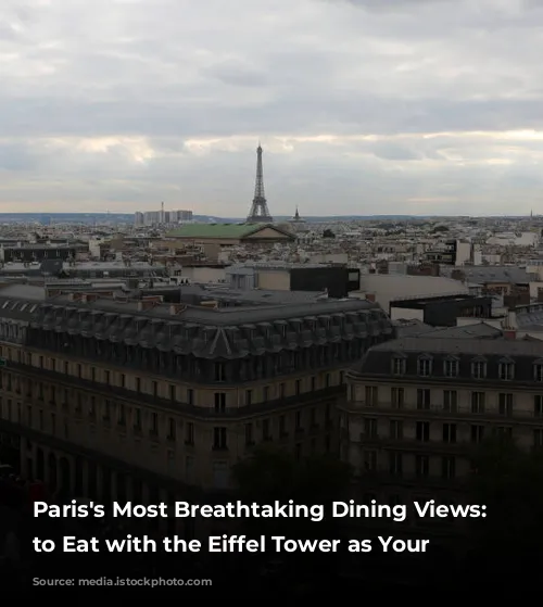 Paris's Most Breathtaking Dining Views: Where to Eat with the Eiffel Tower as Your Backdrop