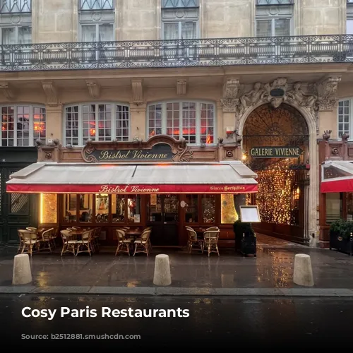 Cosy Paris Restaurants