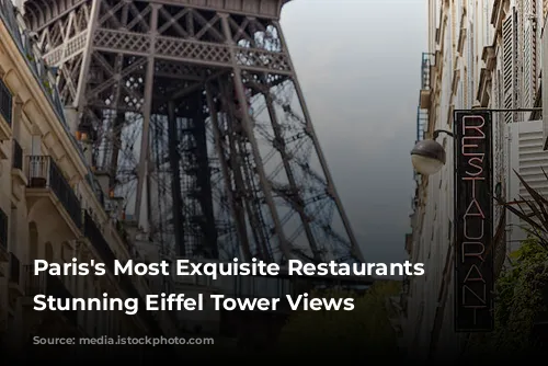 Paris's Most Exquisite Restaurants with Stunning Eiffel Tower Views