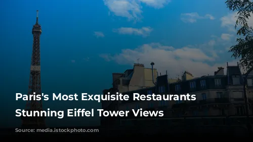 Paris's Most Exquisite Restaurants with Stunning Eiffel Tower Views