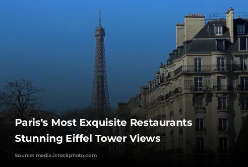 Paris's Most Exquisite Restaurants with Stunning Eiffel Tower Views