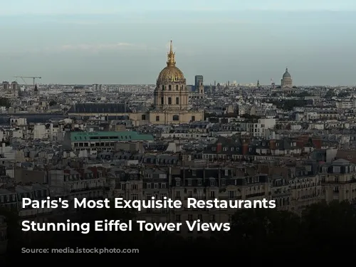 Paris's Most Exquisite Restaurants with Stunning Eiffel Tower Views