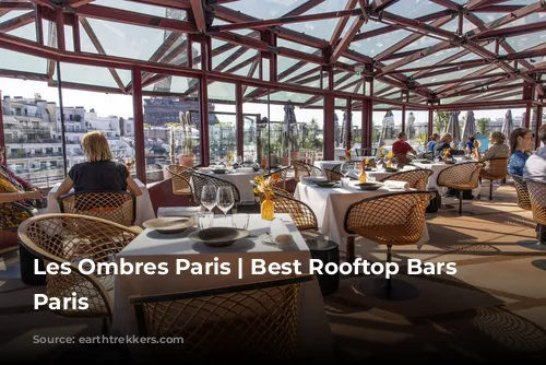 Les Ombres Paris | Best Rooftop Bars in Paris