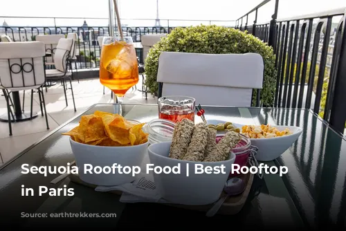 Sequoia Rooftop Food | Best Rooftop Bars in Paris