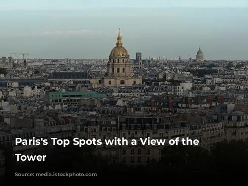 Paris's Top Spots with a View of the Eiffel Tower