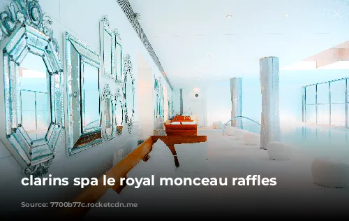 clarins spa le royal monceau raffles paris