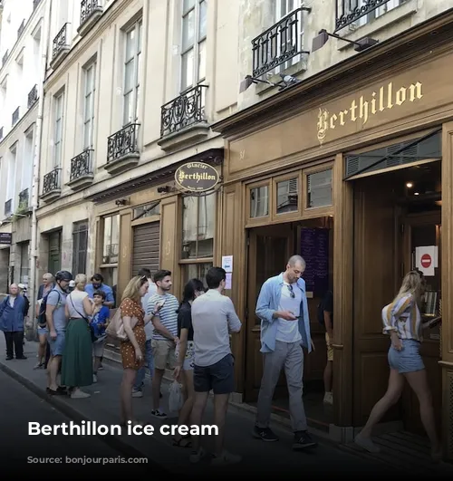 Berthillon ice cream