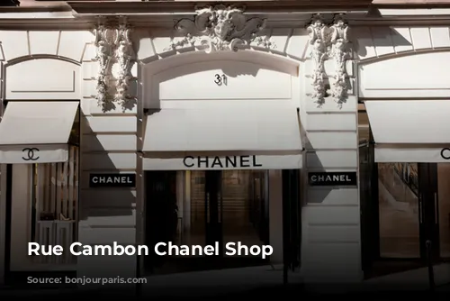 Rue Cambon Chanel Shop