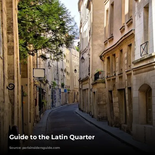 Guide to the Latin Quarter