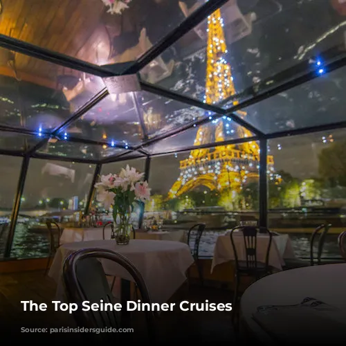 The Top Seine Dinner Cruises