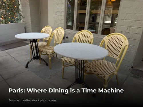 Paris: Where Dining is a Time Machine