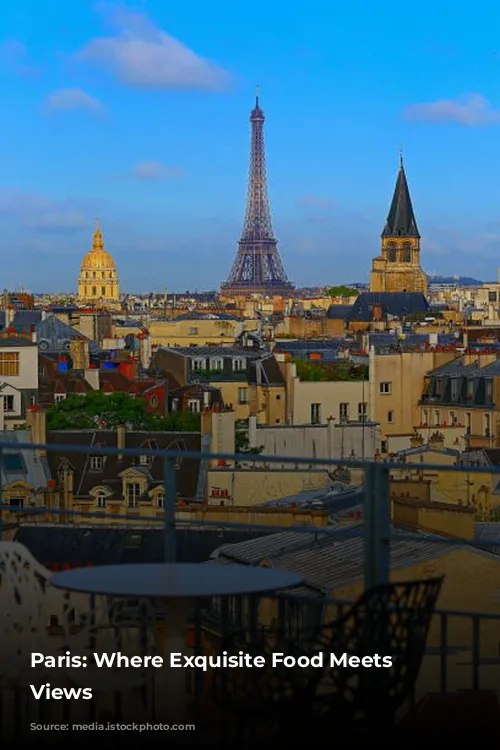 Paris: Where Exquisite Food Meets Iconic Views