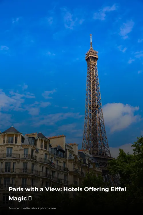 Paris with a View: Hotels Offering Eiffel Tower Magic ✨