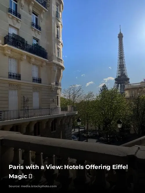 Paris with a View: Hotels Offering Eiffel Tower Magic ✨