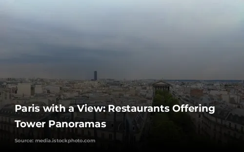 Paris with a View: Restaurants Offering Eiffel Tower Panoramas