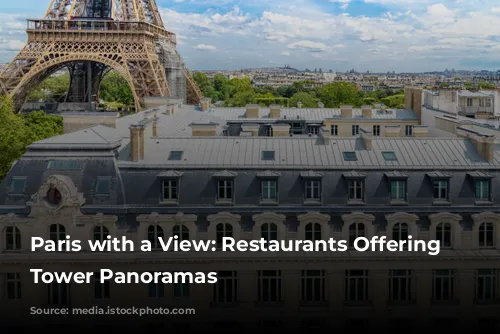 Paris with a View: Restaurants Offering Eiffel Tower Panoramas