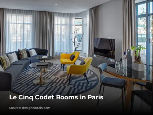 Le Cinq Codet Rooms in Paris