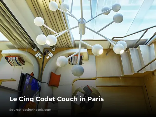 Le Cinq Codet Couch in Paris