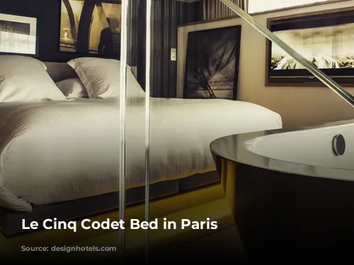 Le Cinq Codet Bed in Paris