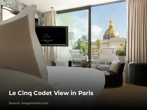 Le Cinq Codet View in Paris