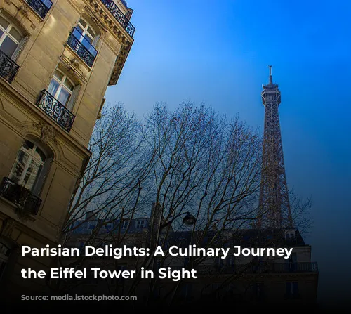 Parisian Delights: A Culinary Journey with the Eiffel Tower in Sight