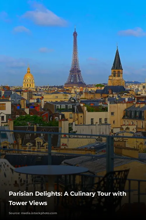 Parisian Delights: A Culinary Tour with Eiffel Tower Views